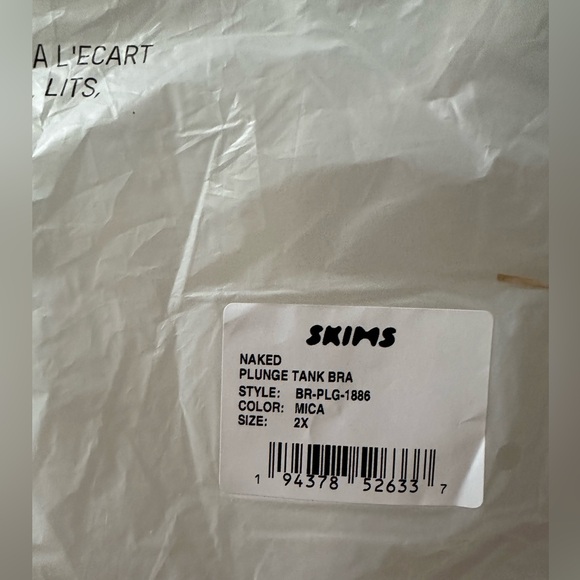 Skims naked plunge tank bra - Picture 2 of 4